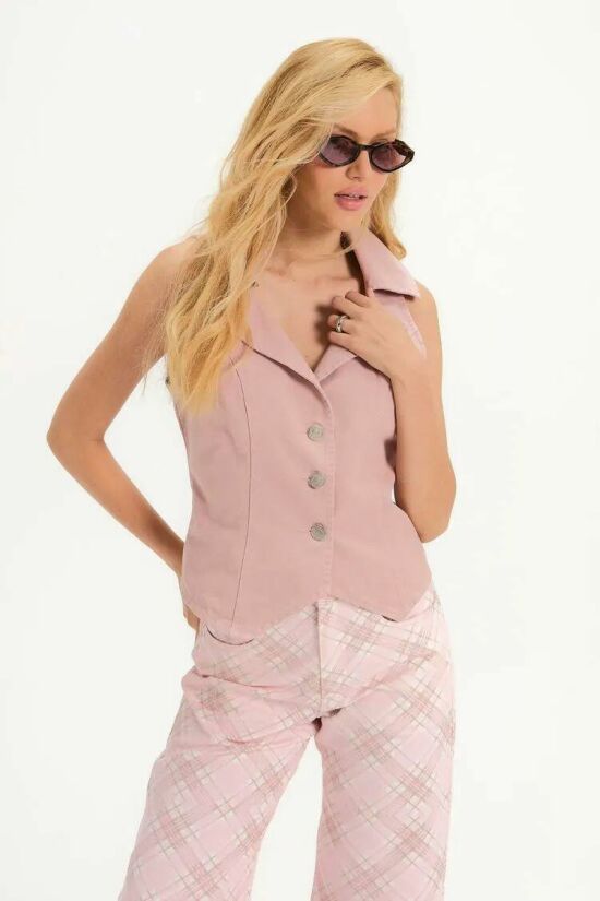 Imagem de Colete Tina Rosa Bistrot Le Blog